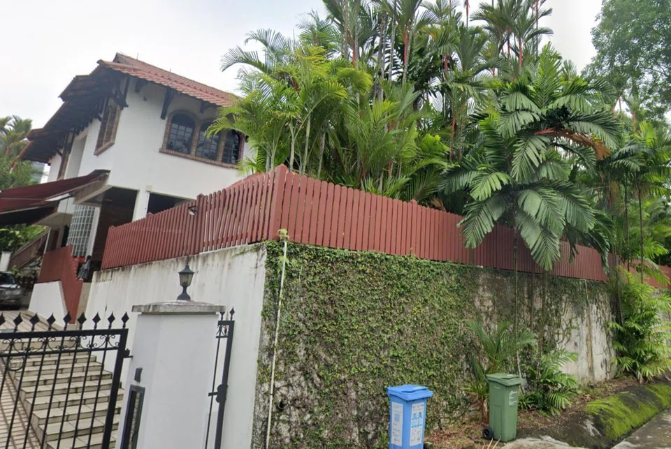 The Fernhill Road bungalow is on a 8,238 sq ft plot and outside a GCB Area, meeting the criteria for purchase by a Singapore PR.