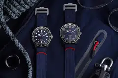 The Tudor Pelagos FXD Alinghi Red Bull Racing Edition watches come in time-only and chronograph versions.
