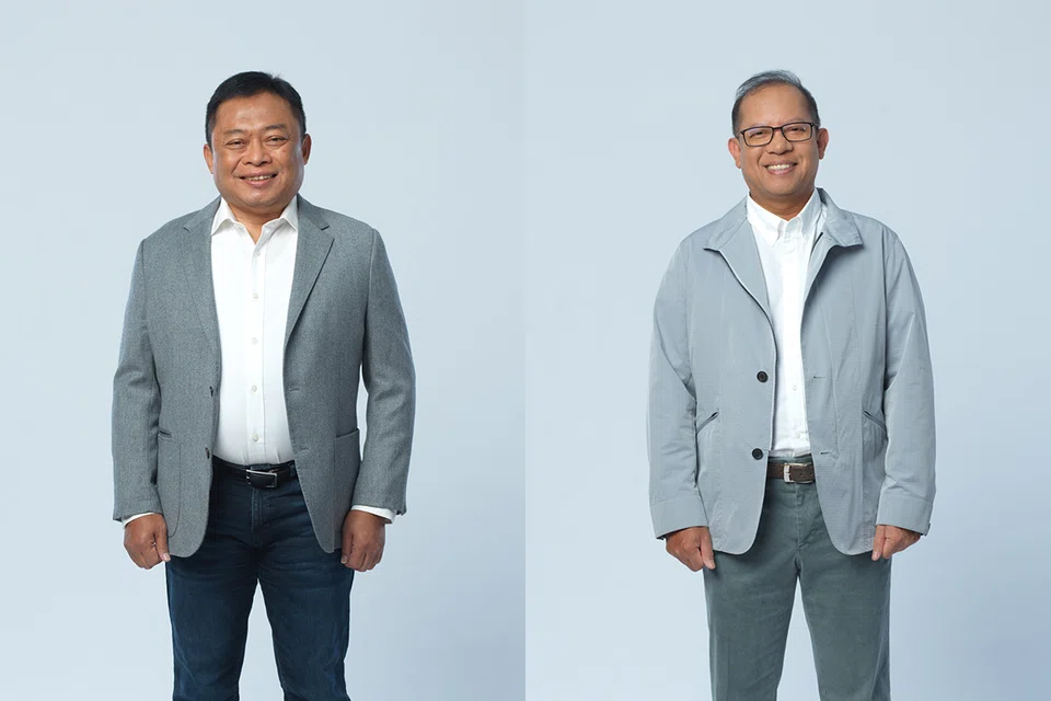 Telkom CEO Ririek Adriansyah (left) and chief finance and risk officer Heri Supriadi are bullish on the company's plans to target higher-value customers.