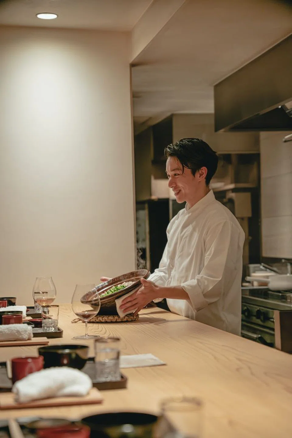 Izuku chef Fuma Saki punches well above his weight and age.