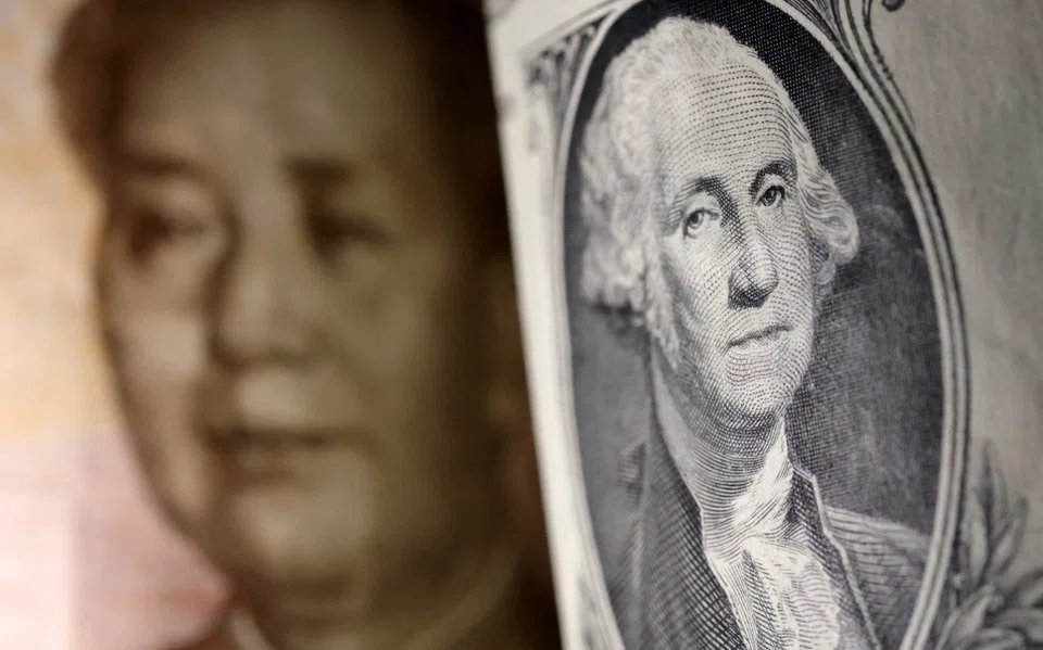 China’s yuan rose around 0.3 per cent to 7.265 per US dollar.