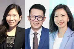 From left: Quek Su Lynn, deputy commissioner, compliance and service experience group, Iras; Allen Tan, chair, Asia-Pacific tax practice, Baker McKenzie; Amy Ang, Singapore head of tax, EY.