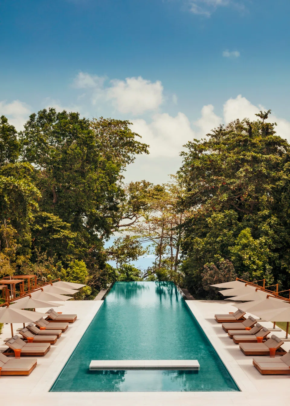 A favourite of affluent tourists, the resort offered private plunge pool suites, a 50-metre infinity pool and a beach club by Cure’s Michelin-starred chef Andrew Walsh.