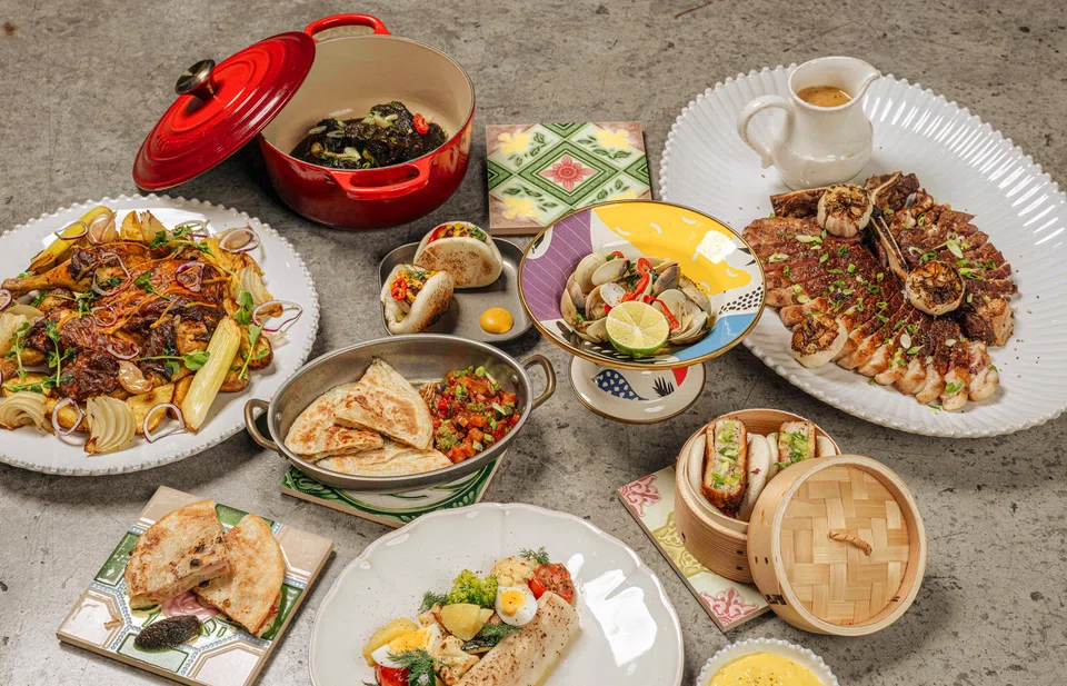 Les Ducs bills itself as French "fun" dining with Asian accents in the form of prata and bao.