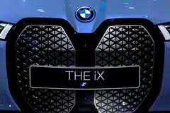 An electric-powered BMW iX at the 43rd Bangkok International Motor Show in the Thai capital in March.  