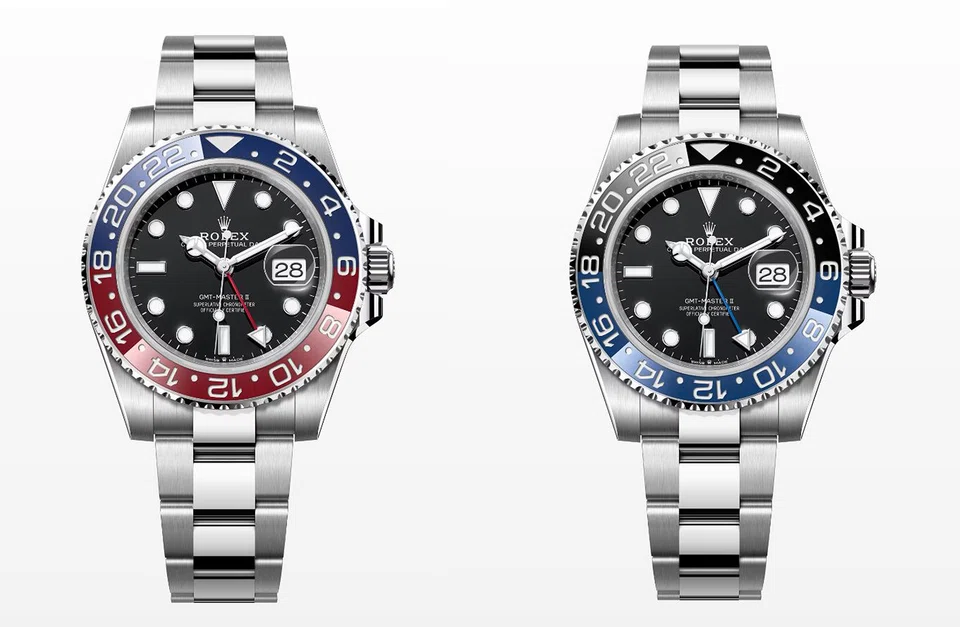 Both watches sell for the same price at retail – about US$10,700 – on the same steel Rolex Oyster bracelet.