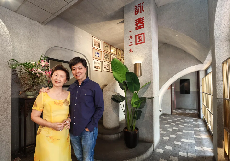 Spring Court's Soon Puay Keow and her son Mike Ho.