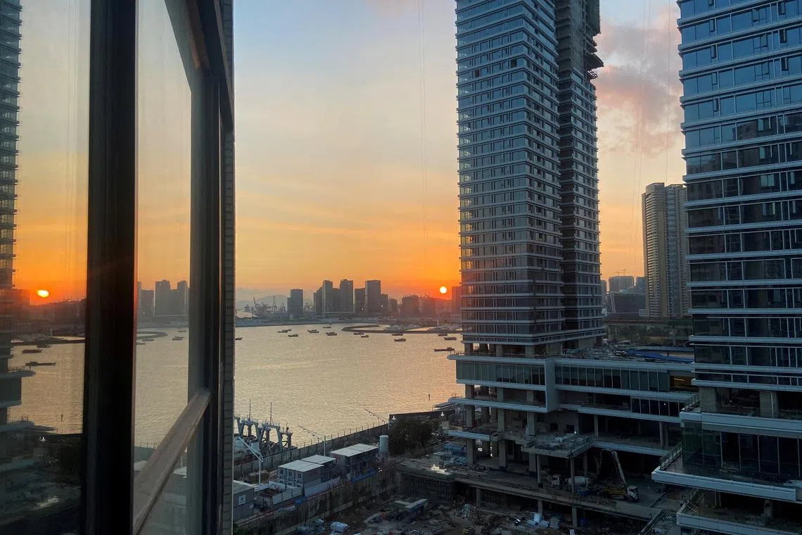 Under-construction apartments in the Shekou area of Shenzhen. Beijing's efforts to reduce debt in the property sector has led to a liquidity squeeze and shaken homebuyers' confidence in developers' ability to deliver pre-sold homes.