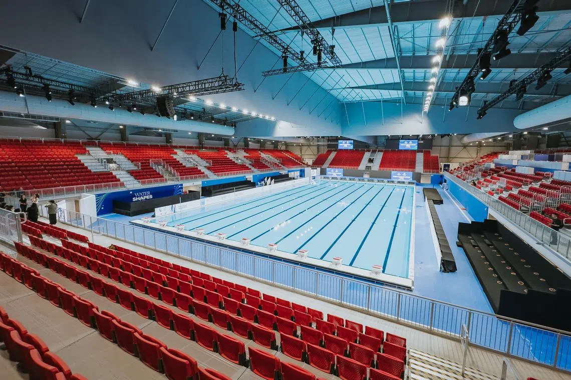 The WCH Arena, as it is now called, is located on the site of a former open-air car park next to the Leisure Park Kallang mall, a short walk from the National Stadium. 