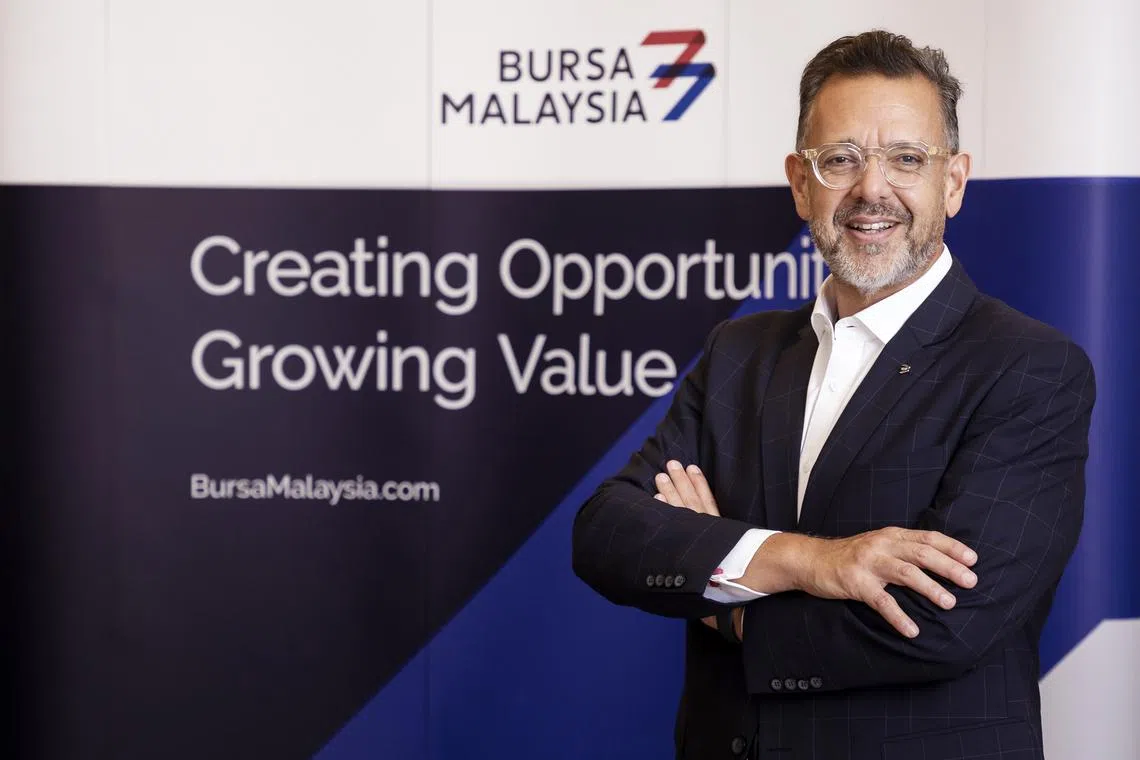 Muhamad Umar Swift, chief executive of Bursa Malaysia, said that although the exchange has built up a sizeable presence in derivatives, it continues to innovate. The next step, he said, is a renewable feedstock futures contract, in response to a growing demand for sustainable investment options. 