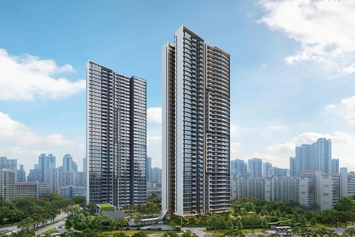 Located in Toa  Payoh, The  Orie has 777 units across two 40-storey towers.