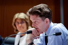 Reserve Bank of Australia Deputy Governor Andrew Hauser (right) said many parts of the economy were doing well but growth as a whole was bumping up against capacity constraints.