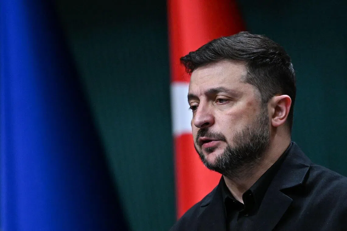 On Tuesday, Ukraine's President Volodymyr Zelensky told Kyiv’s allies that Ukraine was ready to “move forward” with the “framework” of the new US plan - but said “sensitive points” remained.