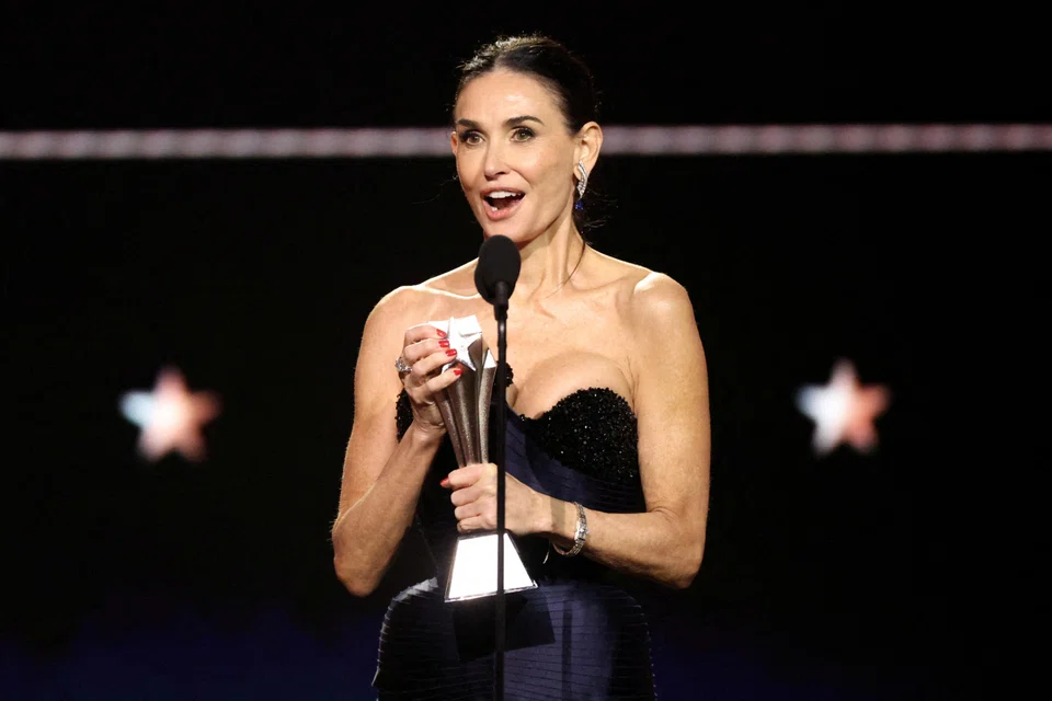 Demi Moore’s win follows her victory at the Golden Globes in January, and puts her on track to cap a remarkable career renaissance at next month’s Oscars.