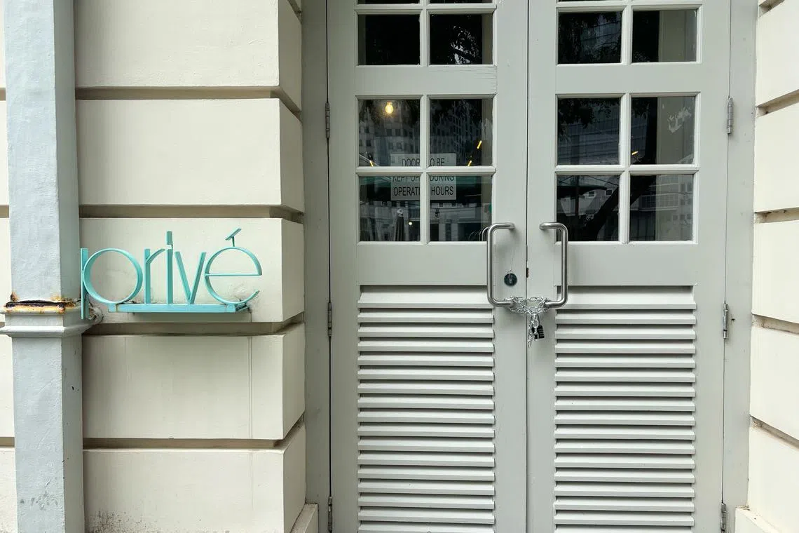 Prive said it chose to close its outlets due to a combination of external market challenges and rising operational costs. 