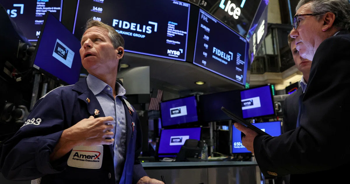 US: Wall Street opens lower ahead of Fed minutes - The Business Times