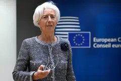 Higher than expected wage increases could keep the rate elevated, while “financial market tensions” or fast-falling energy prices could see it slow further, Lagarde said.