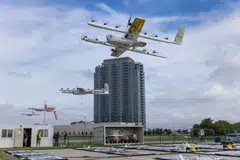 Flying shipments of pizzas and birthday gifts have still not become the norm that tech leaders predicted, but the service is available in parts of the United States and government regulation is catching up.