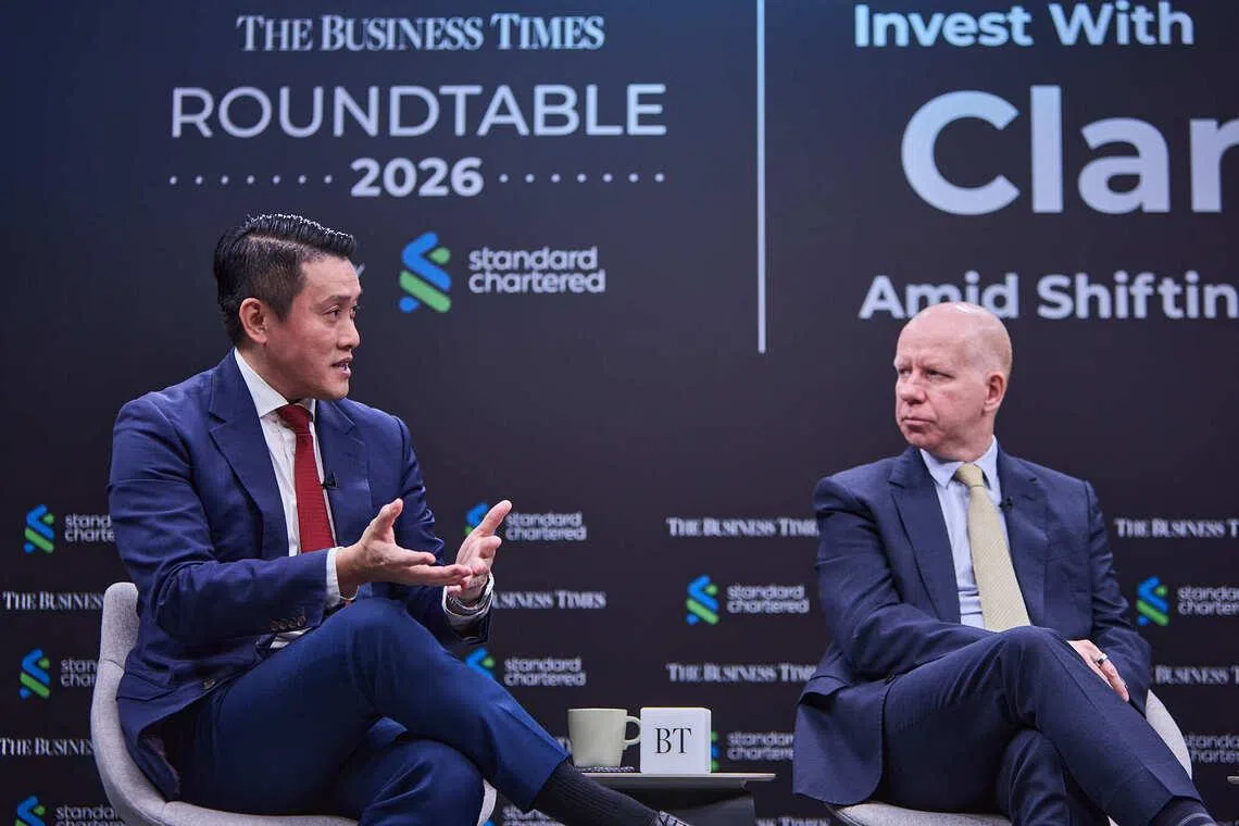 Steve Brice, global chief investment officer of StanChart, and Albert Tse, chief executive of Amundi South Asia, said being overweight on gold had been their best investment call for 2025, and expects it will continue to be a core growth driver for 2026.
