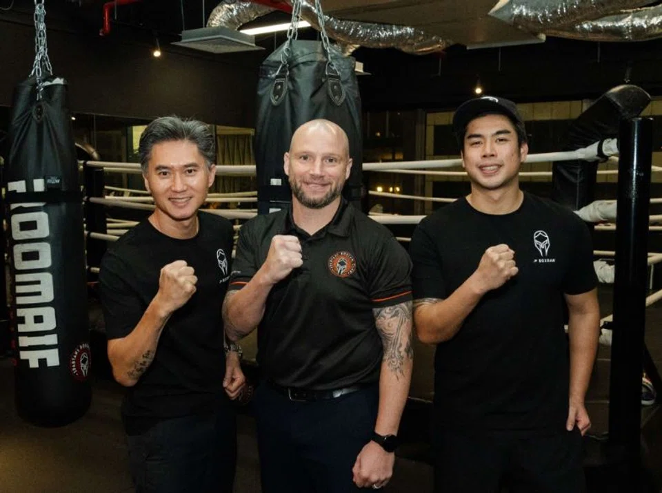 Hai Tran (left) and Russell Harrison (centre) made a trip to Ho Chi Minh City in July and witnessed optimistic prospects for fitness services in the country of 100 million people.