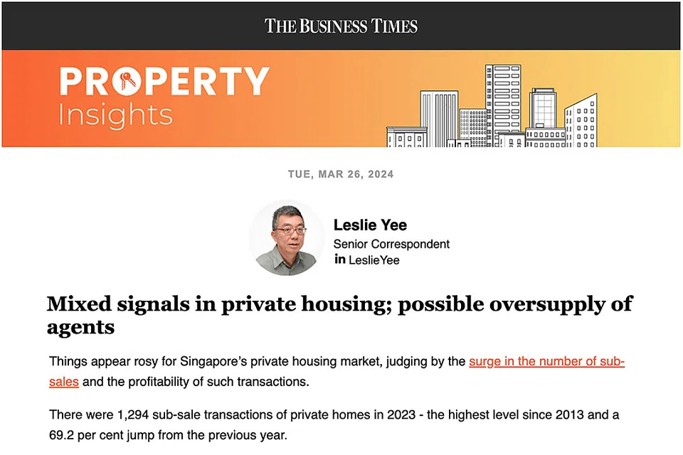 In today’s private housing market, the luxury condominium segment is struggling, writes BT senior correspondent Leslie Yee.