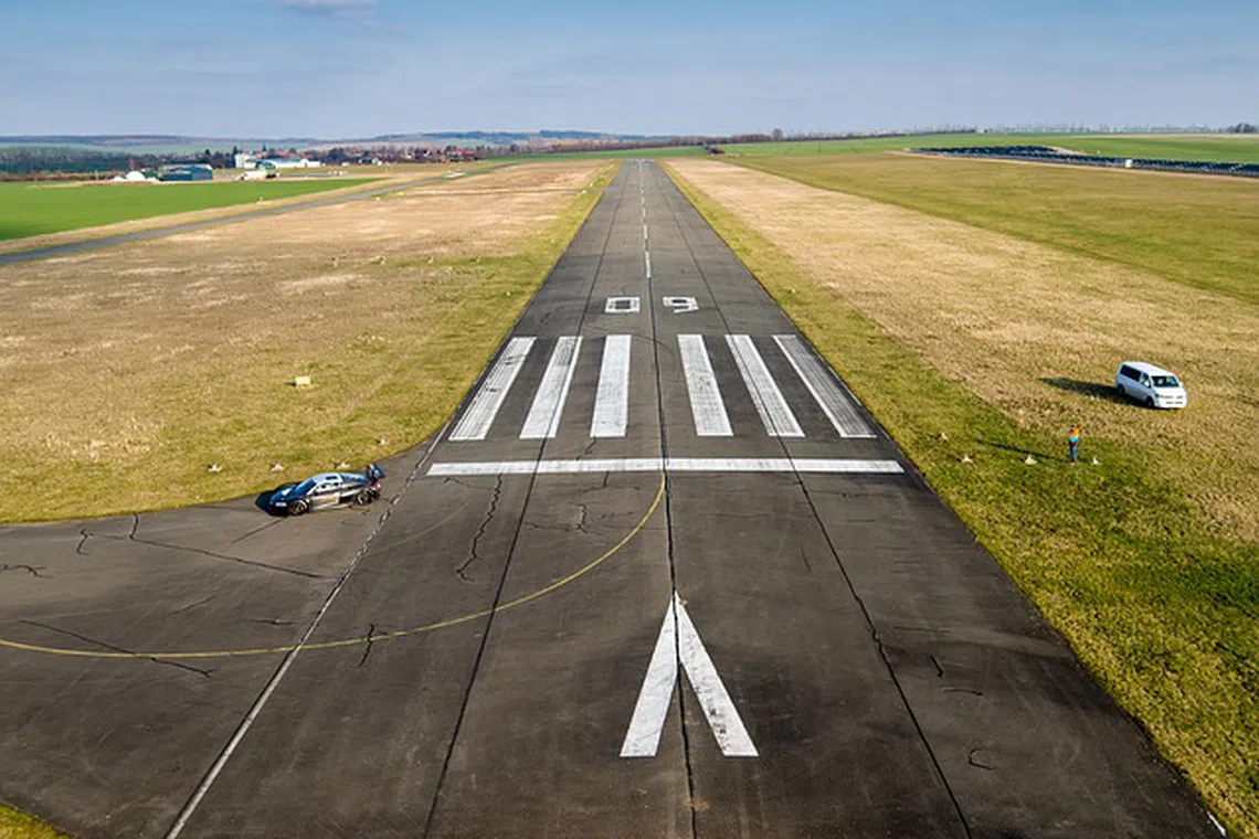 runway, airfield, airport