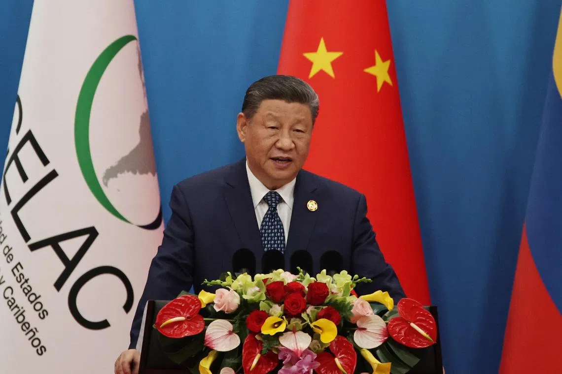 Without naming any country, Xi Jinping says trade wars have no winners and that “bullying or hegemonism only leads to self-isolation”.