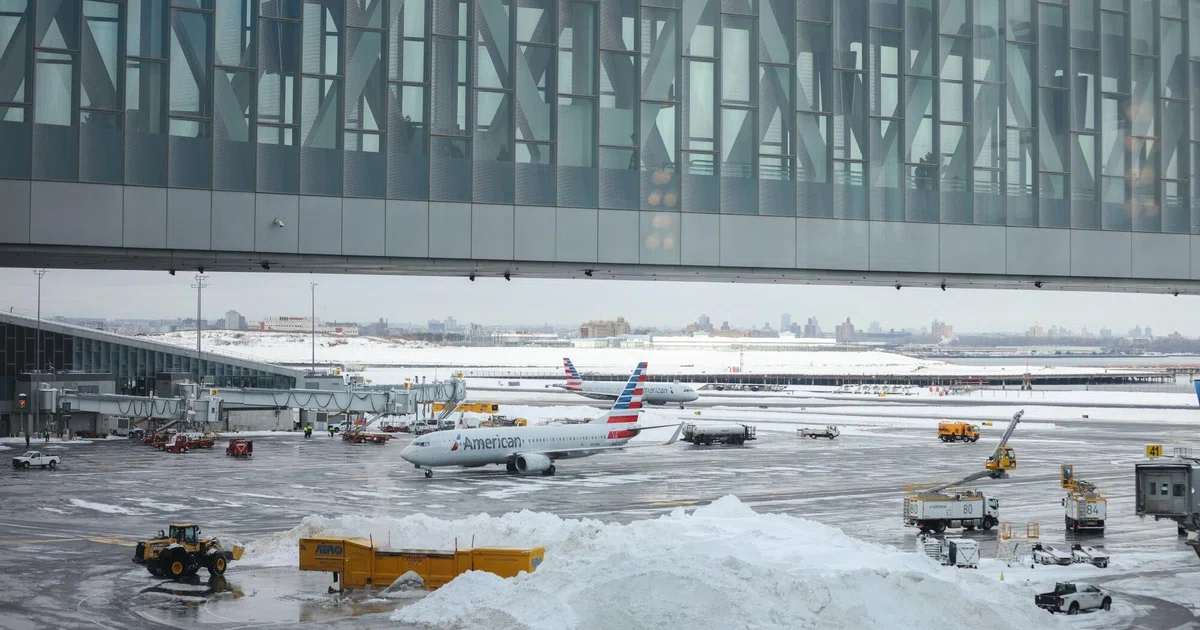 US airlines cut flights again as another winter storm looms - The ...