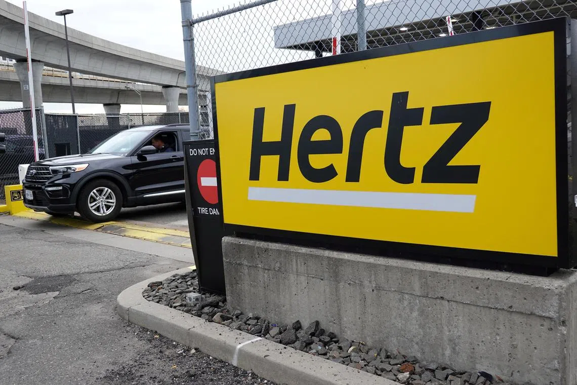 Hertz has been exploring financing options after reporting the loss in April.