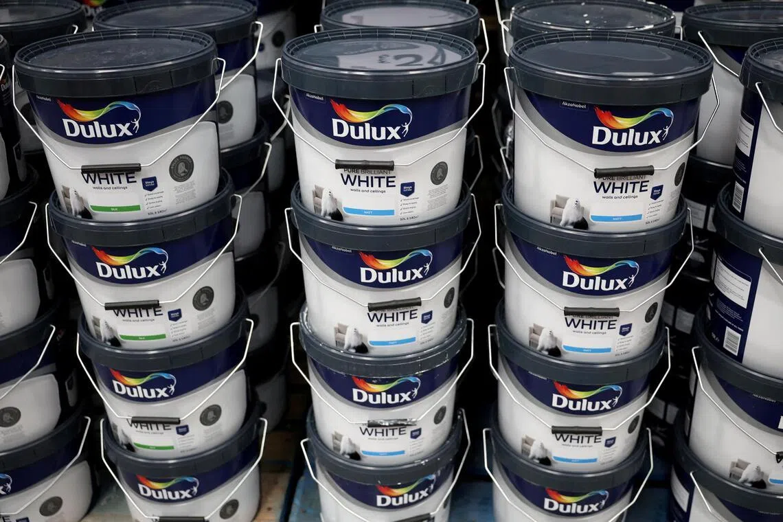 Dulux paint maker AkzoNobel said the conflict was pushing up supply costs, though higher pricing and cost savings helped it beat market expectations.