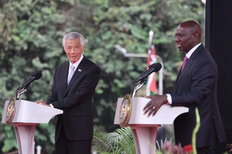 Singapore PM Lee Hsien Loong and Kenya President William Ruto both said there is still much scope for the two countries to work more closely together.