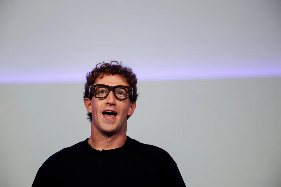 Meta CEO Mark Zuckerberg delivers a speech during the Meta Connect event at the company's headquarters in Menlo Park, California, Sep 17, 2025. 