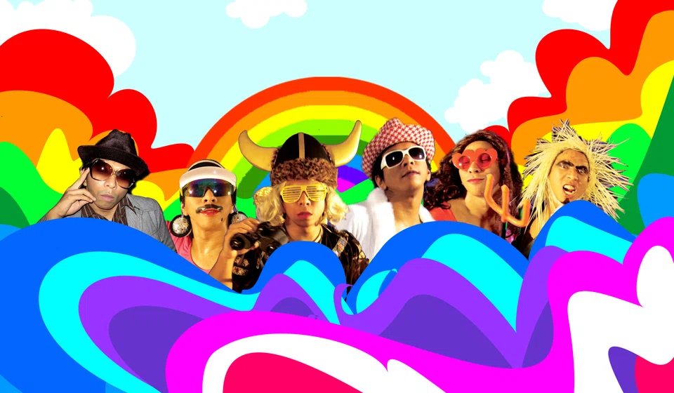 From 2004 to 2009, KYTV invited ordinary folk to dress up and create impromptu music videos against psychedelic backgrounds.  