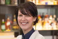 Diageo said Debra Crew was leaving immediately by mutual agreement.