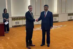 US national security adviser Jake Sullivan meets Chinese President Xi Jinping, as he concludes three days of talks in Beijing, China.