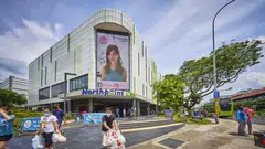 The lots are located in Yishun 10, the strata-titled development next to the Northpoint City mall (above).