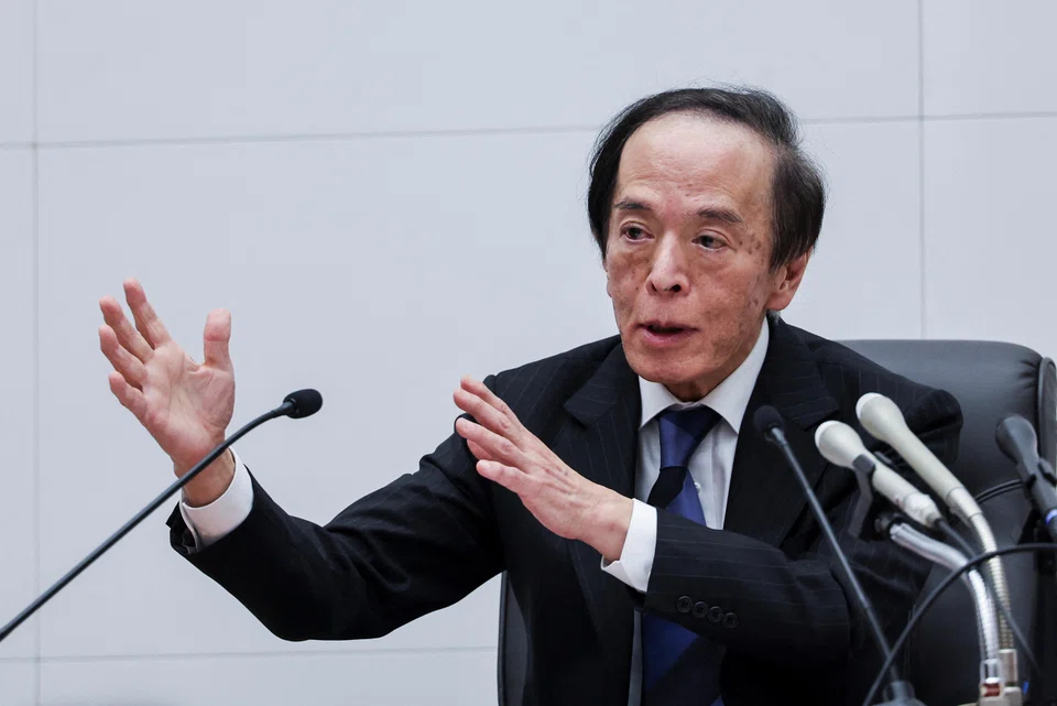 BOJ governor Kazuo Ueda said the timing for underlying inflation to converge towards the central bank’s 2 per cent target has been “pushed back somewhat” as trade tensions cloud the outlook.
