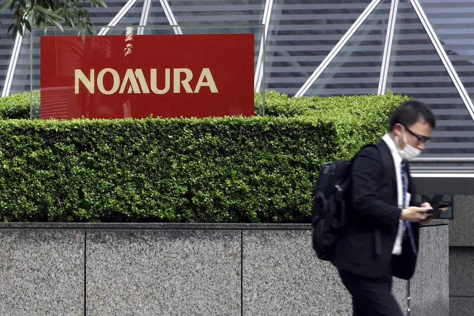 Nomura's April-June profit came in at 23.33 billion yen (S$217.9 million) versus 1.696 billion yen a year earlier.