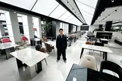 Kelvin Chua launched The Kurater to cater to Singapore buyers of Foshan furniture.
