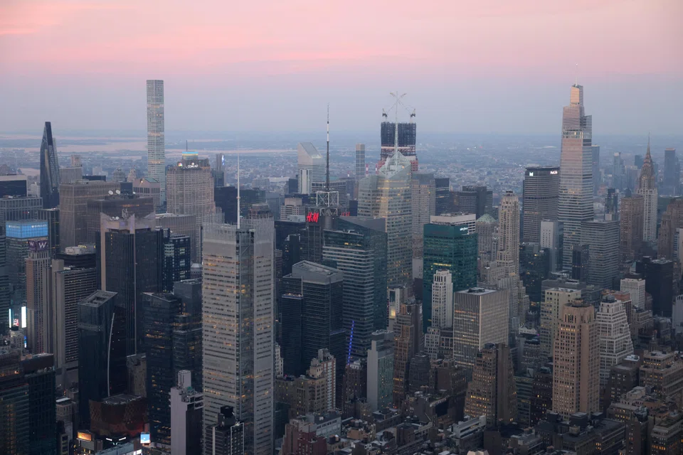 A view of Midtown Manhattan in New York City. Blackstone is betting the worst is over for the city's beleaguered office market, sources say.