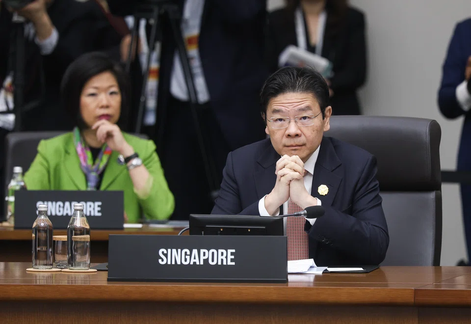 At the first session of the Apec Economic Leaders' Meeting, Prime Minister Lawrence Wong laid out three things that the Apec economies need to do.