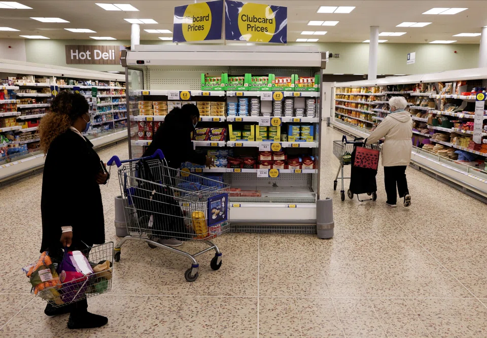The British Retail Consortium said overall shop price inflation rose to 8.9 per cent from 8.4 per cent in February.