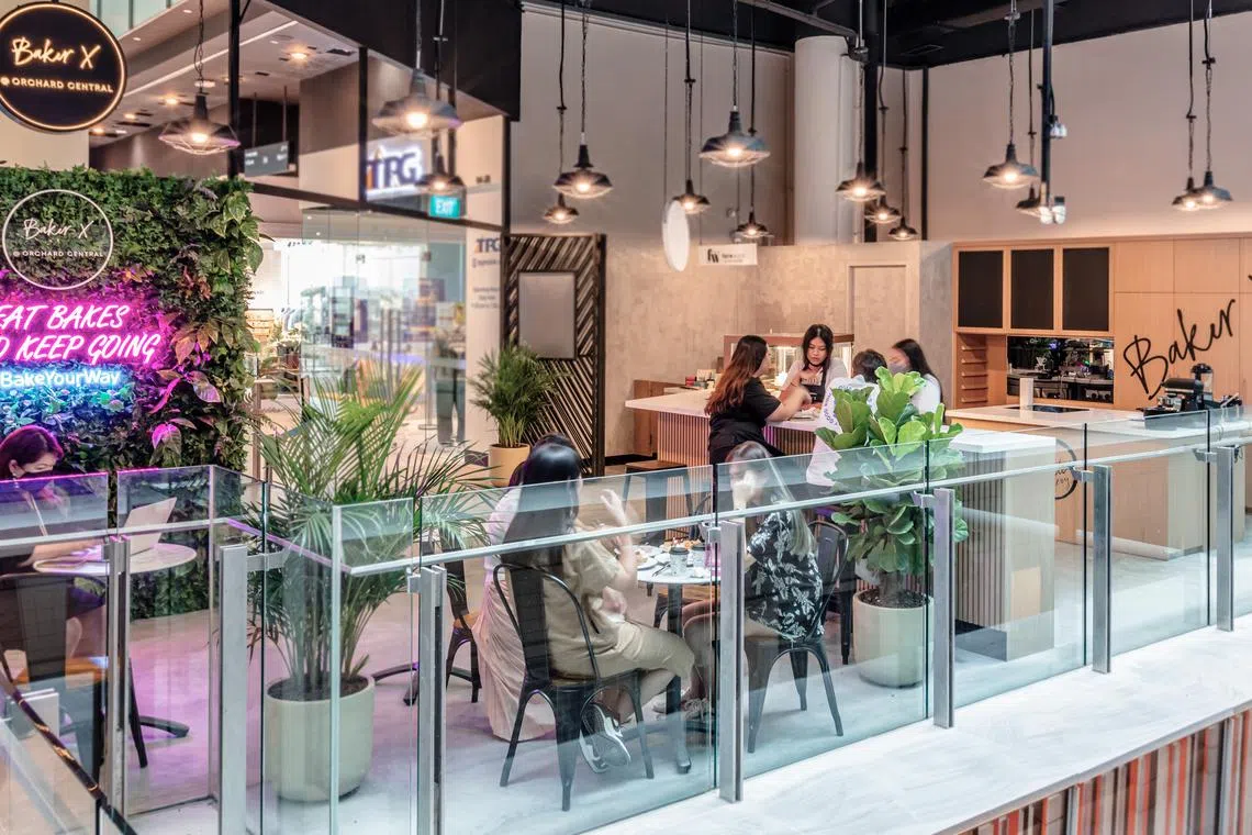 Far East Organization’s project Baker X @ Orchard Central, fully equipped with a baking studio and café, was set up to give home bakers the chance to trial and sell their bakes to the public in a brick-and-mortar setup at no cost for up to six weeks. 