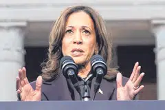 “I know folks are feeling and experiencing a range of emotions right now. I get it. But we must accept the results of this election,” Vice President Kamala Harris told her supporters.