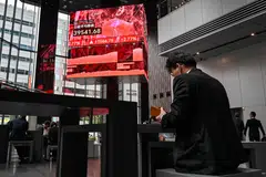 The Nikkei closed down 0.2 per cent at 37,608.49, while the broader Topix shed 0.5 per cent to sit at 2,790.88 after hitting an eight-month peak on Friday.