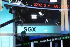 The STI is up 10.37 points at 4,975.87, while the iEdge Singapore Next 50 Index is up 4.21 points at 1,502.39.