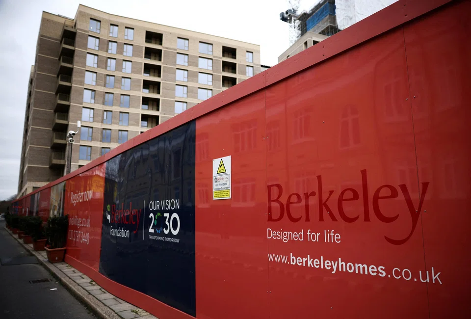 Berkeley, which operates across London, Birmingham and the south of England, reported an 8 per cent fall in pretax profit to £557.3 million (S$958 million) for the year ended Apr 30.