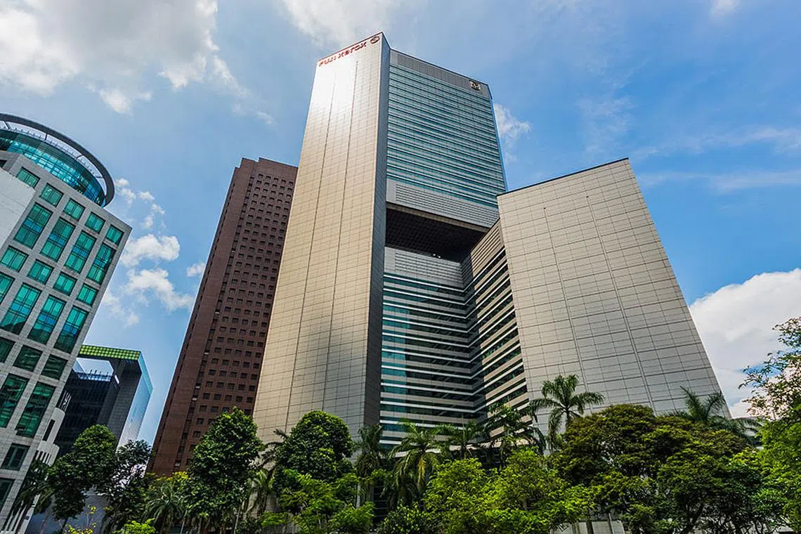 The former Fuji Xerox Towers on Anson Road is being redeveloped into Newport Plaza, a mixed-use development under the CBDI scheme. 