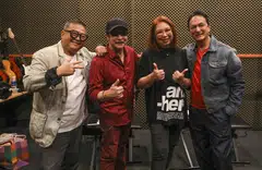 (From left) Clement Chow, Max Surin, Ann Hussein and Gerry Rezel – together with Faridah Ali, who is currently away – will reunite for a Talentime throwback at Sing60 music festival. 