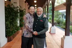 In a Facebook post on Wednesday (Sep 4), PM Wong said he is “delighted” to have a chance to catch up before their official meetings the next day.